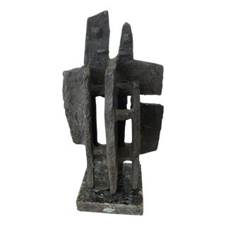After Alicia Penalba, Brutalist Modernist Sculpture, 1955, Clay