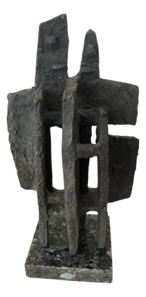After Alicia Penalba, Brutalist Modernist Sculpture, 1955, Clay