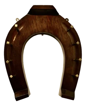 Irish Horseshoe Coat Rack by B. McMullen, 1890s