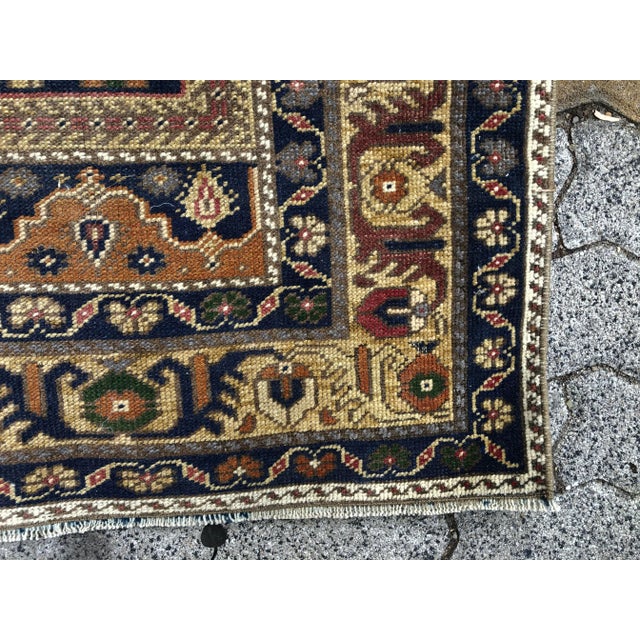 Textile 1960s Oushak Handmade Medallion Rug For Sale - Image 7 of 11