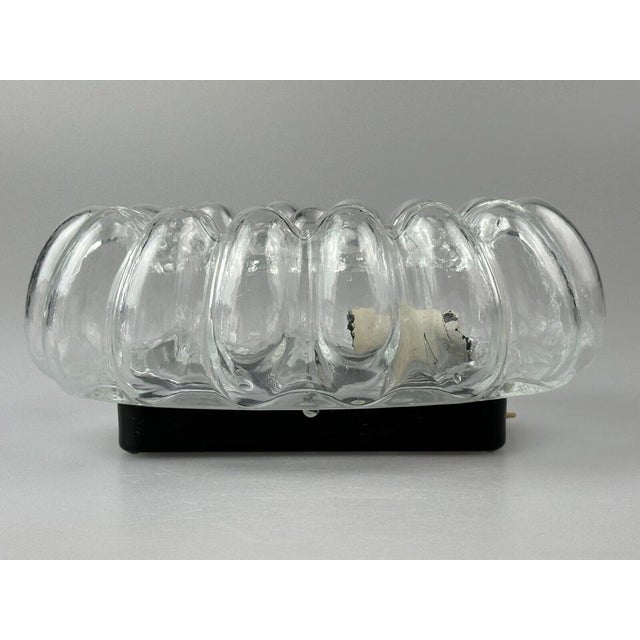 Space Age Wall Lamp in Glass & Metal, 1970s For Sale - Image 12 of 18