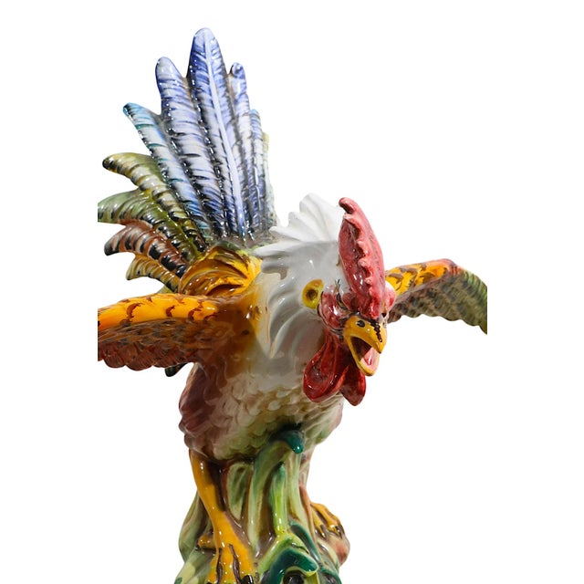 Ceramic Rooster Made in Italy For Sale - Image 9 of 10