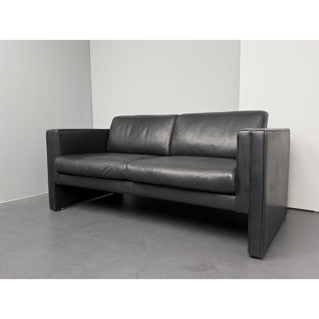 Two-Seater Leather Sofa by Jürgen Lange for Walter Knoll, Germany, 1970s For Sale - Image 13 of 13