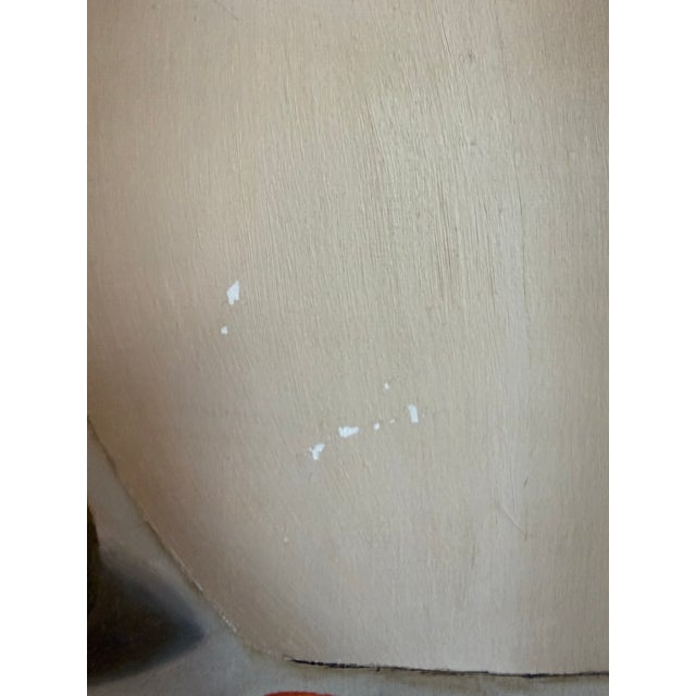 Mid-20th Century Unsigned Still Life Painting With Ceramic Jug and Oranges For Sale In Los Angeles - Image 6 of 8