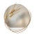 Curtis Jere Mirror Wheat Sheaf Round Mid Century Modern Metal Wall Art Signed For Sale