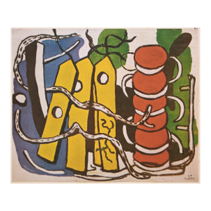 1948 After Fernand Léger "The Yellow Labels", First Edition Period Offset Lithograph