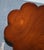 Antique Style Tilt Top Wine Side Table with Piecrust Top For Sale - Image 10 of 16