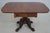 American 19th Century Mahogany Empire Style Drop-Leaf Table For Sale - Image 4 of 18