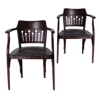 Set of Art Nouveau Model No. 6141 Armchair from Thonets Design Office (Bistritz, 1905) / Execution: Brothers Thonet (Vienna, 1905), 1890s For Sale