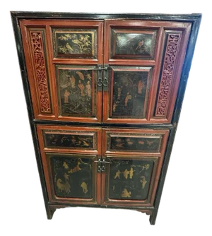 Original Vintage Chinese Cabinet