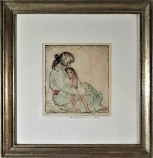 Max Pollak, Indian Mother and Child