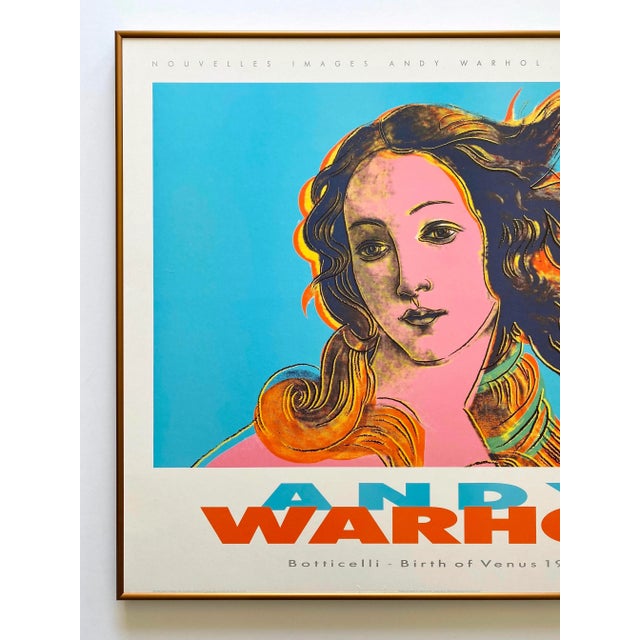【貴重】Andy Warhol 1989 originalポスター Andy Warhol Exhibition Poster: A Retrospective (Original