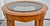 Drexel Heritage Yew Wood End Table Vintage Regency Burl Round Side Glass Top 24” For Sale In Philadelphia - Image 6 of 13