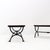 Mid-Century Modern Benches in Openwork Wood with Wrought Iron Legs, Set of 2 For Sale - Image 3 of 13
