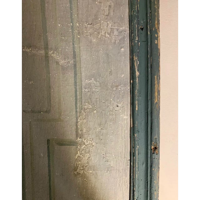 Blue Antique Italian Mural, 1900s For Sale - Image 8 of 11