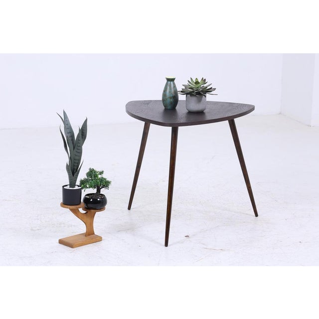 Mid-Century Kidney-Shaped Plant Side Table, 1960s For Sale - Image 9 of 9