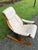 Vintage Scandinavian Leather Rocking Chair For Sale In Seattle - Image 6 of 7