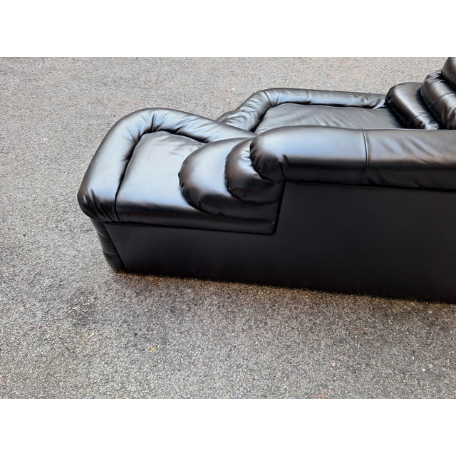 DS 1025 Modular Sofa in Black Leather by Ubald Klug, 2000s, Set of 2 For Sale - Image 7 of 14