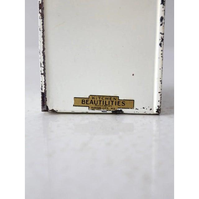 Vintage Enamel Kitchen Set by Kitchen Beautilities Circa 1930s - 1940s For Sale - Image 18 of 18