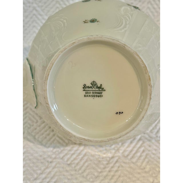 1950’s Rosenthal Sanssouci Porcelain “Moss Rose” Tea Pot For Sale - Image 11 of 12