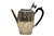 Silver Coffee Pot with Engravings on the Casing and Chestnut Wood, in Very Good conditions. Designed before 1890 This...