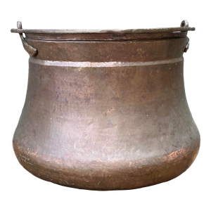 Vintage 19th Century Copper Cauldron