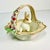 1990s Vintage Hollywood Regency Majolica Flora Bunny Jelly Bean Bowl, Fitz & Floyd Trompe L’Oeil Style For Sale - Image 11 of 14
