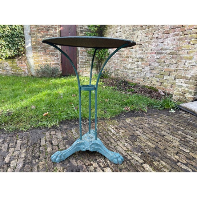 Antique French Bistro Garden Table, 1890s For Sale - Image 11 of 13