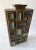 1960s John W Delaplane Indiana Modernist Pottery Matte Bottle Vase With Mosaic Decoration For Sale - Image 4 of 8