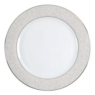 Mikasa Platinum Parchment Round Buffet Platter Chop Plate 12" Scroll New NWT For Sale