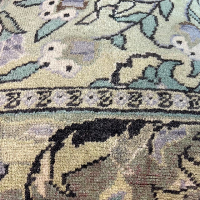 1960s Vintage Turkish Handmade Cushion Cover For Sale - Image 5 of 11