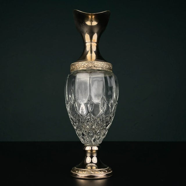 Vintage Silver Plated Decanter, 1950s For Sale - Image 12 of 15