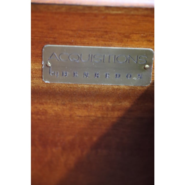 Pair of Henredon Acquisitions Iron & Mahogany Étagère Bookcases For Sale - Image 9 of 17