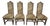 19th Century Italian High-Back Oak Chairs with Tapestry, Set of 4 For Sale - Image 10 of 10