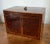 Antique 18th Century George III Burl Walnut Tea Caddy of Pleasing Proportion For Sale - Image 4 of 12