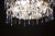 Glass Vintage Emperor Style Chandelier, Blu Murano Drops, 1960s For Sale - Image 7 of 13