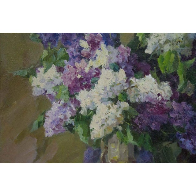 1990s Oil Painting Still Life Chulko Nikolay Fedorovich For Sale - Image 4 of 7