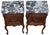 A pair of early 20th-century Italian walnut bedside tables with attractive age, colour, and patina. They are full of...