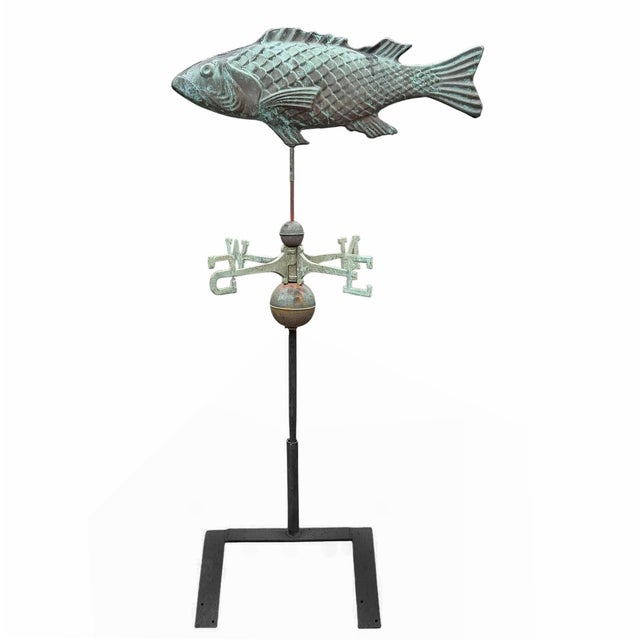 Early 20th Century Early 20th Century American Copper Trout Weathervane For Sale - Image 5 of 18