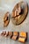 Art Deco Set of 10 Copper Heavy Cabinet Pulls & Handles From 30's For Sale - Image 3 of 9