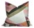 Roulade Linen Pillow Cover in Pink/Rose, 22x22 Pillow For Sale