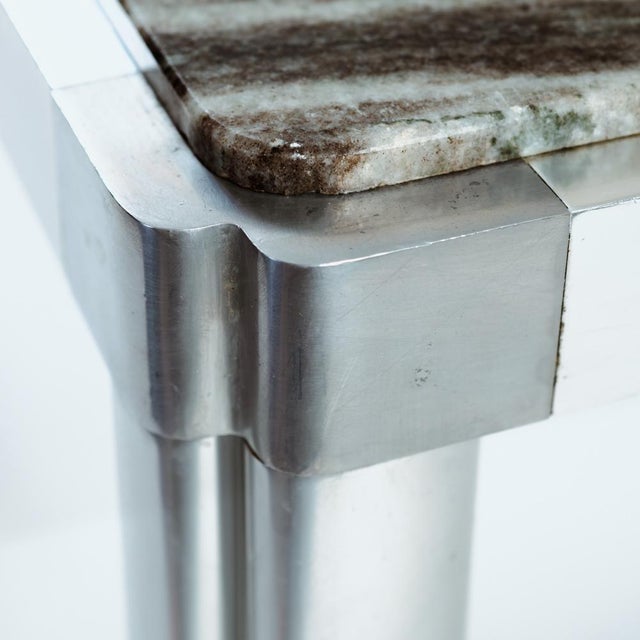 Marble and Aluminium Dining Table by Kho Liang Le for Artifort For Sale - Image 14 of 18