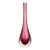 Vintage Murano Sommerso Formia Art Glass Vase — Cranberry For Sale