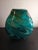 This is a Green Swirl Art Glass 8"x8" Decorative Vase. Matching Taller Vase is sold separately. Procured them at auction
