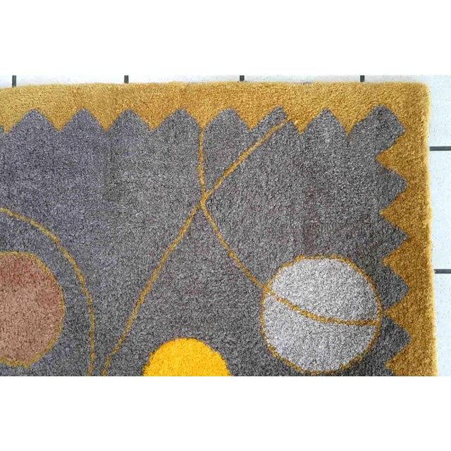 2021 Handmade Contemporary Ora French Hooked Rug 3' X 4.7' For Sale - Image 11 of 13