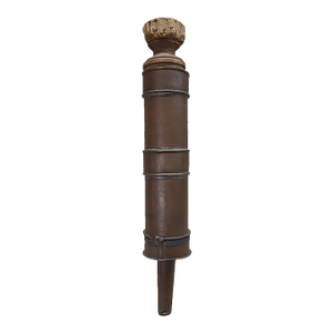 Primitive Copper & Wood Sausage Stuffer Press — Twist-Lock Nozzle, c.1900