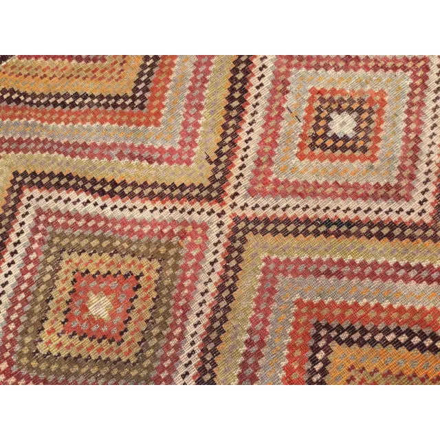Embroidered Kilim Rug - 64" X 108" For Sale In Raleigh - Image 6 of 11
