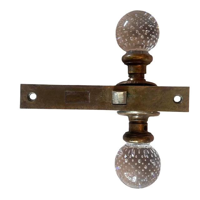 Metal Pairpoint Control Bubble Corbin Locksets and Knobs, Pat 11/19/1878 For Sale - Image 7 of 10