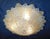 21st Century Italian Clear and Amber Murano Graniglia Flush Mount For Sale - Image 6 of 10
