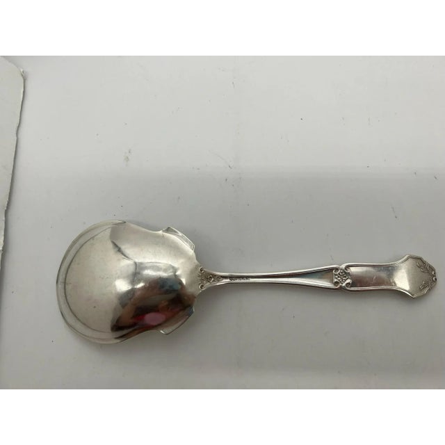 Early 20th Century Antique Circa 1909 International Silver Sterling Silver, La Rochelle Large Berry Spoon For Sale - Image 5 of 7